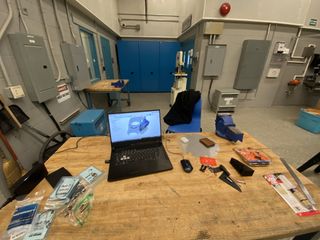 Working in the Kaiser instrumentation lab